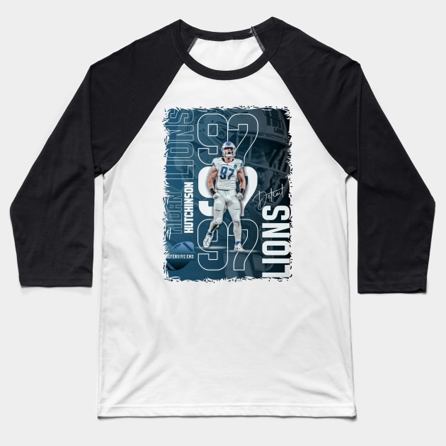 Aidan Hutchinson 97 Baseball T-Shirt by NFLapparel